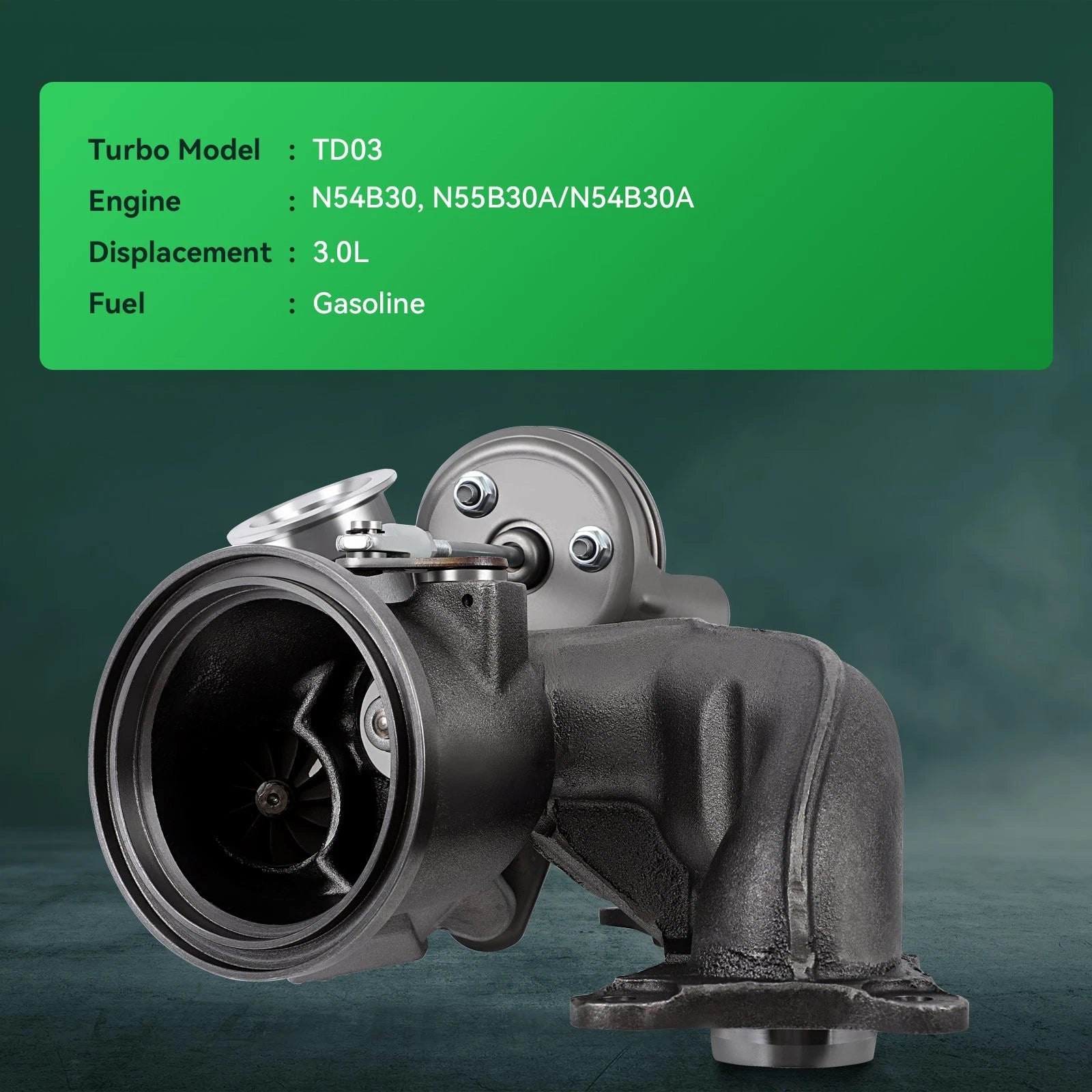 Turbo for BMW 335i 335is 335xi 3.0L (2007–2013)
