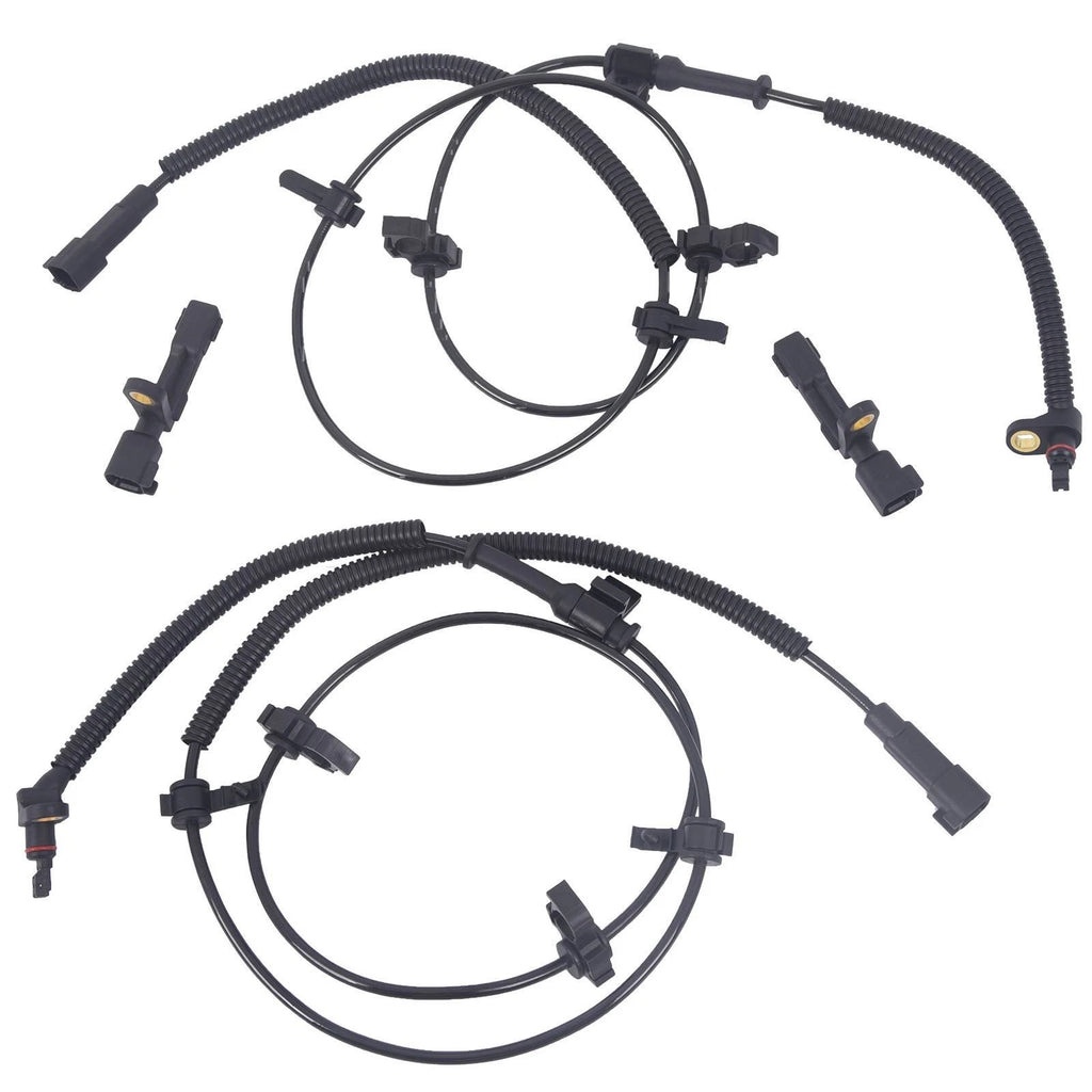 Set of 4 ABS Wheel Speed Sensors for Jeep Liberty (2006–2007)