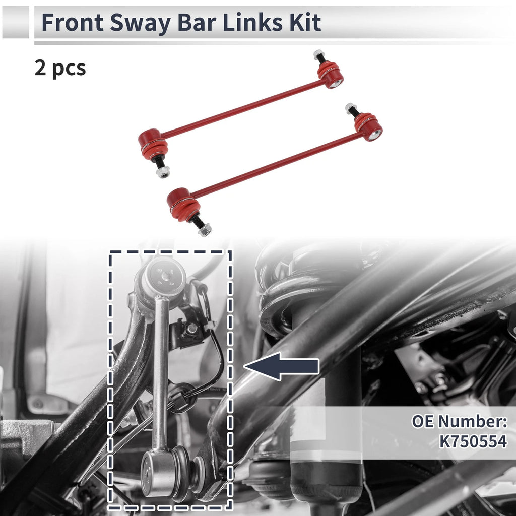 Front Stabilizer Bar Links for Mazda 3 (2010–2013) No.K750554, Set of 2