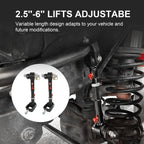 Sway Bar Links for Jeep Cherokee TJ (1998–2006) & XJ (1984–2001) 2.5-6" Lift