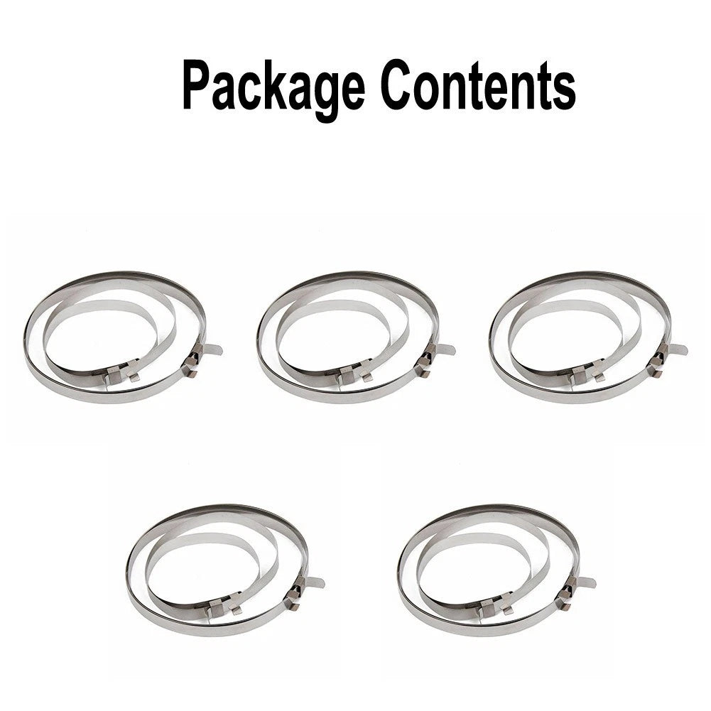 10 PCS Stainless Steel Boot Clips for Axle Joint Maintenance (N/A)