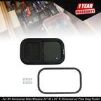 24" x 14" Horizontal Slide Window for RV Trailer (Universal)