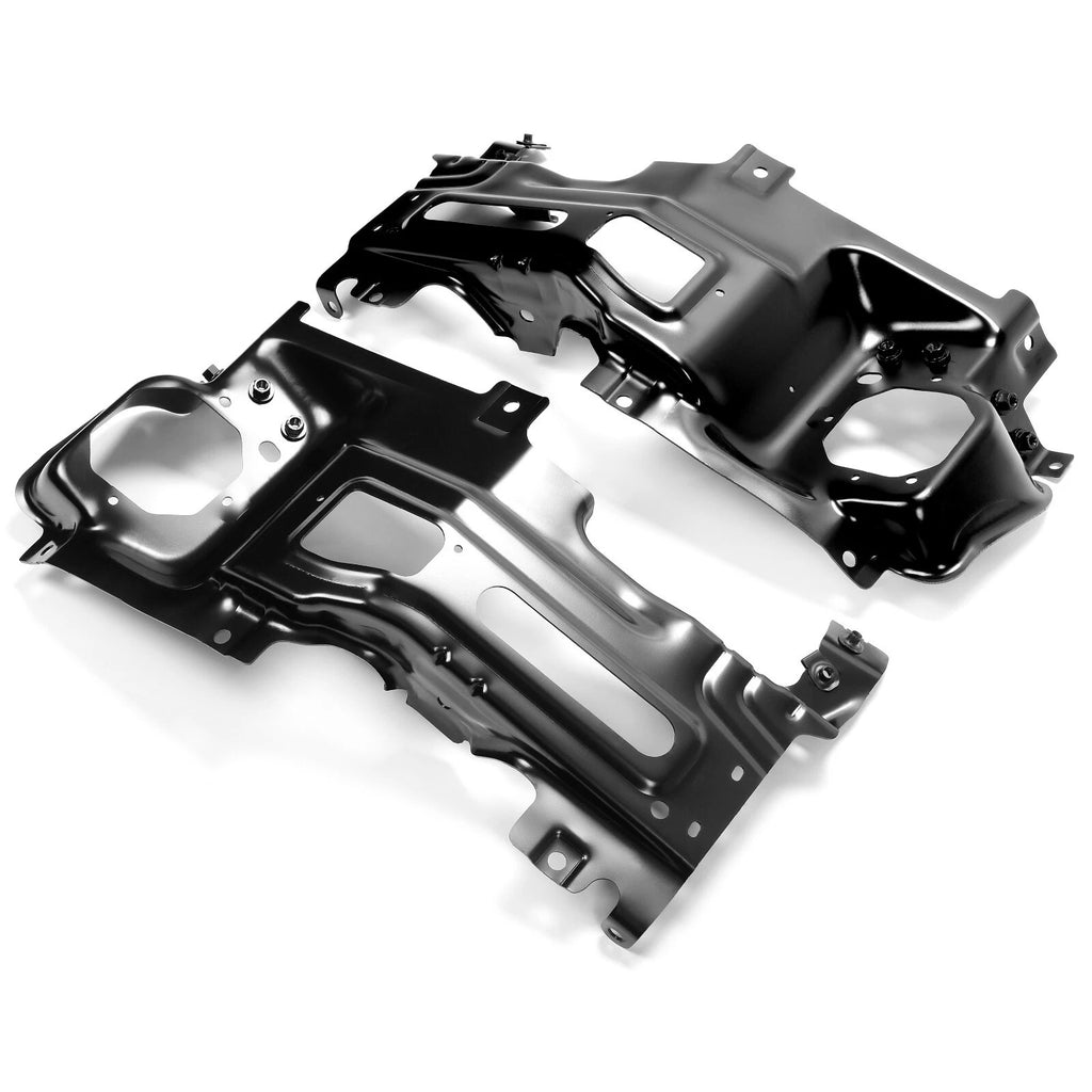 Set of 2 Bumper Face Bar Brackets for Chevrolet Silverado 2500 HD (2015–2019)