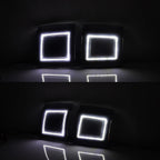 4X White LED Front Side Marker Lights for Chevy C/K 1500 2500 3500 (1994–1998)