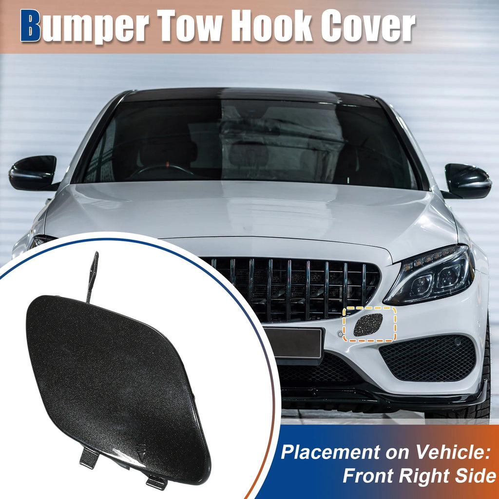 Tow Hook Cover for Mercedes-Benz C-Class (2015–2021) No.A2058850724 Gray