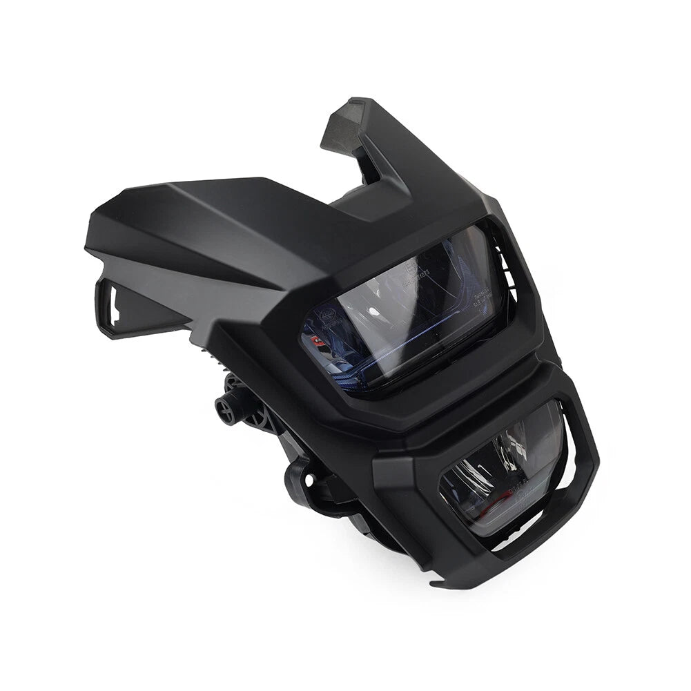 2X Headlight Lamp & Cover for Honda Grom MSX125 (2016–2018) Black