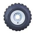 WANDA 18X9.5-8 ATV Golf Cart Tire & Wheel Set of 4 with 4x4" Silver Wheel