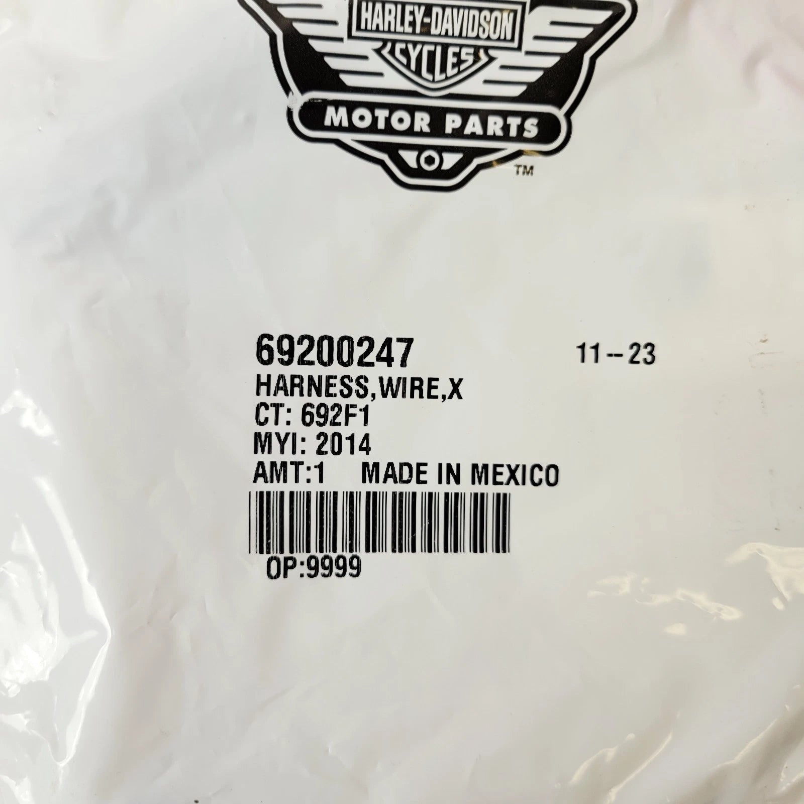 Front Fairing Speaker Harness for Harley-Davidson Touring (2014–2025) 69200247