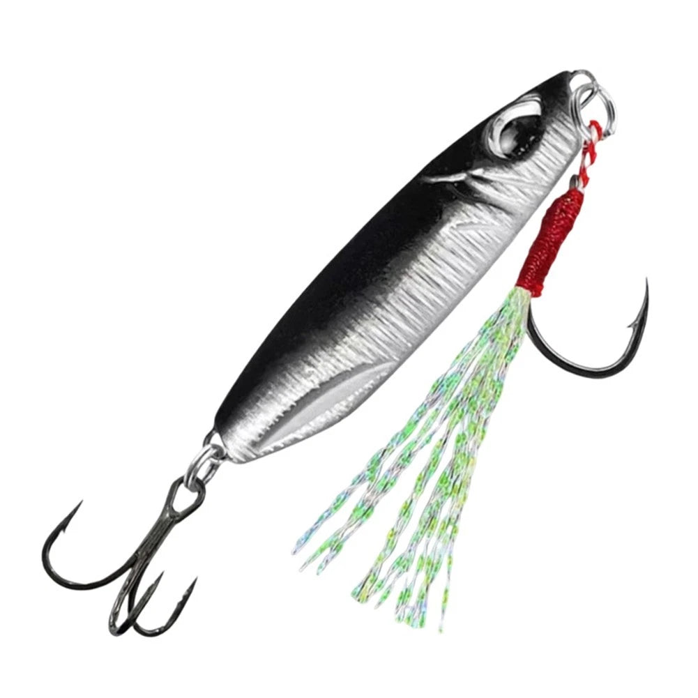 Fishing Jig Bait Set of 2 Pre Hooked 7g 10g for Bass Trout Angling