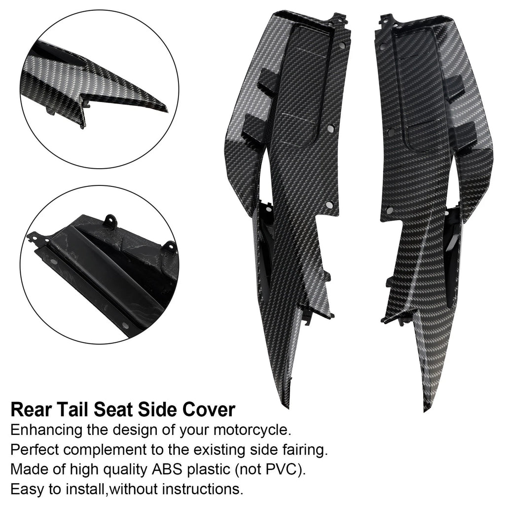 Carbon Rear Tail Seat Side Cover Fairing for Yamaha MT-09 FZ09 (2017–2021)