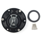 Aluminum Fuel Gas Tank Cap Cover for Kawasaki Ninja 250R EX250 EX300 (2013-2014)