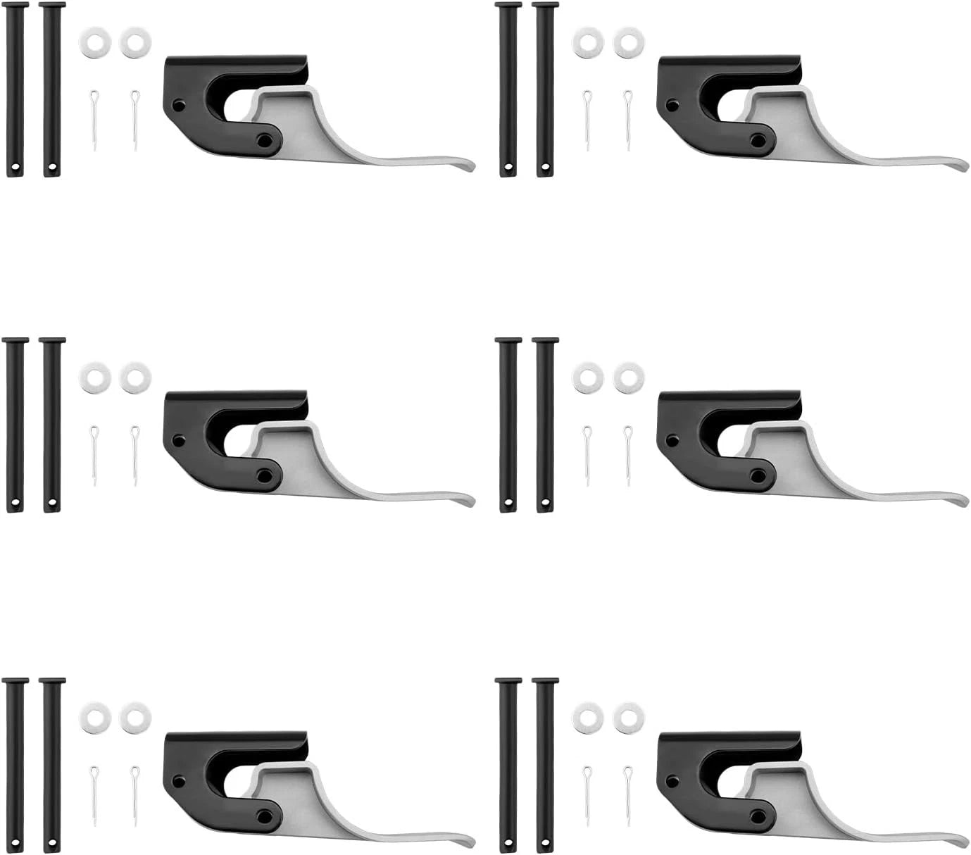 6X Cast Aluminum Tarp Stop Bracket Kit for Make Model 