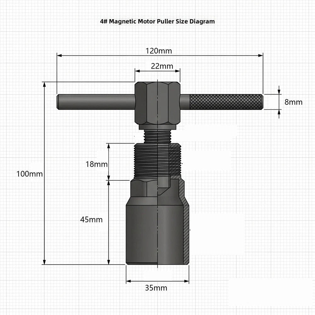 31.5mm Flywheel Engine Puller for Motorcycle (Magnetic Tool)