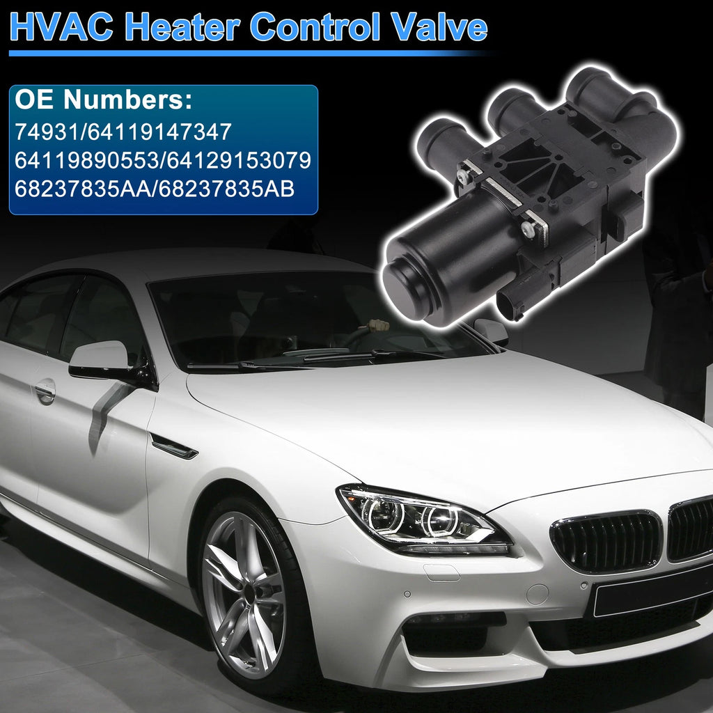 Heater Control Valve for BMW 5 Gran Turismo (F07) 520d (2011–2017) 74931
