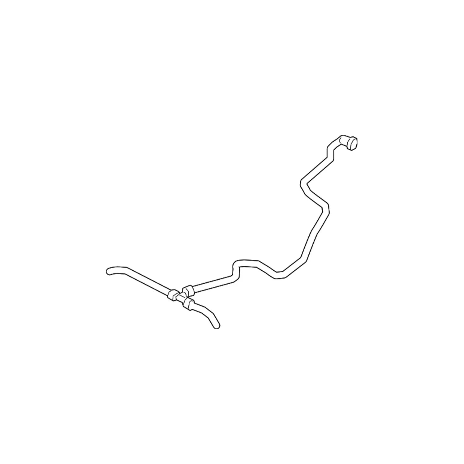 Expansion Tank to Engine Coolant Reservoir Hose for BMW (OEM)