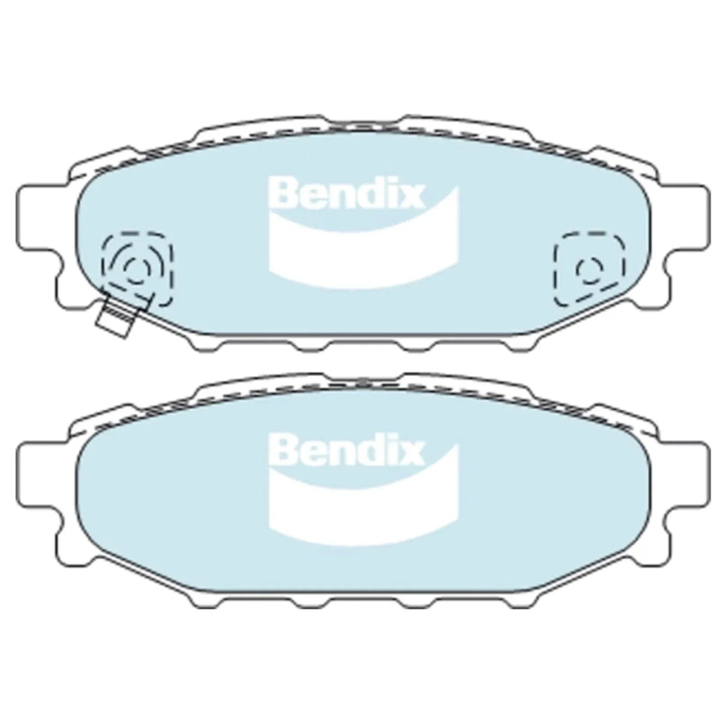 Rear Disc Brake Pad Set for Subaru Liberty (2003-2015)