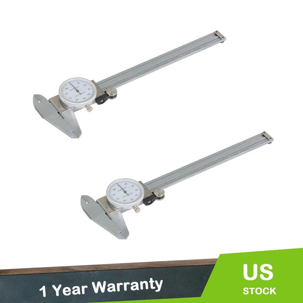 2X 6" Dial Caliper for Automotive Measurement (Universal)