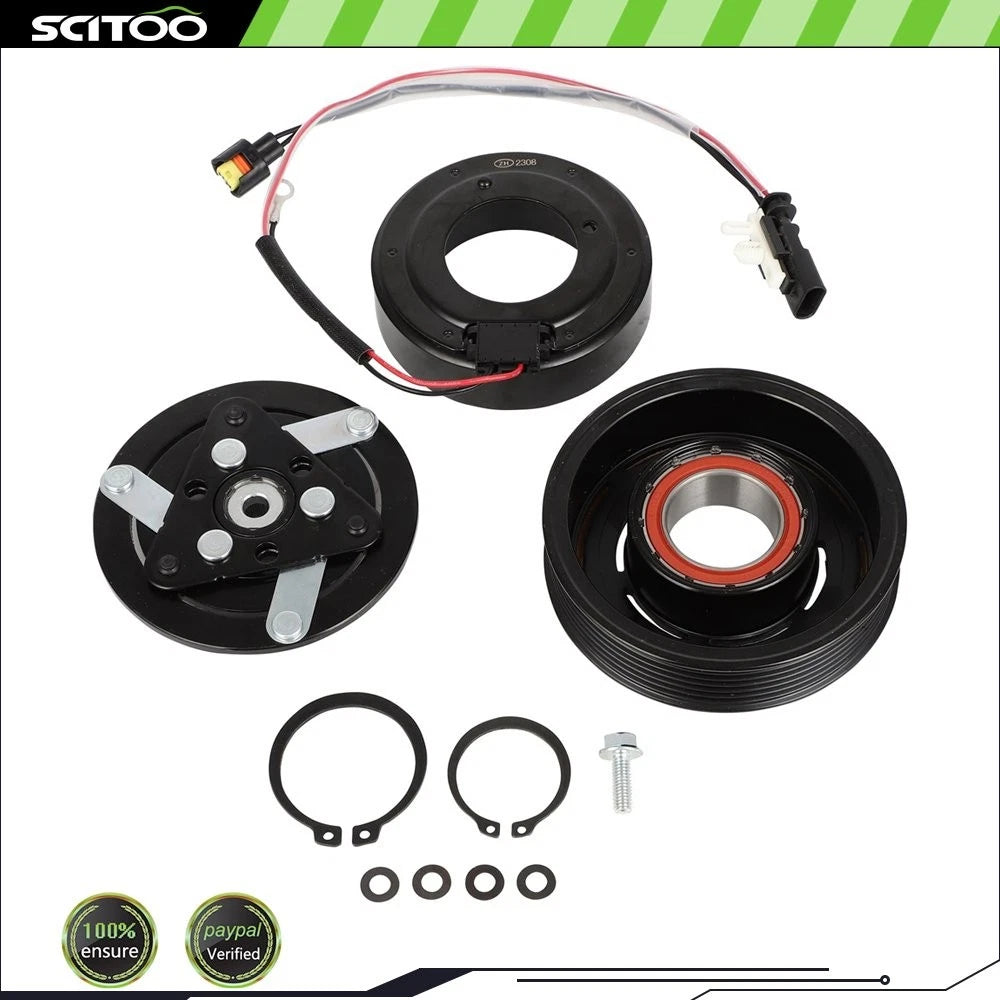 AC Compressor Clutch Kit for Land Rover LR4, Jaguar F-Type, F-Pace (2010–2020)