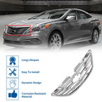Front Hood Bumper Grille for Hyundai Sonata (2011) No.863503S100 Silver Tone