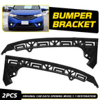 Set of 2 Front Bumper Cover Retainer Brackets for Honda Fit (2009–2013)