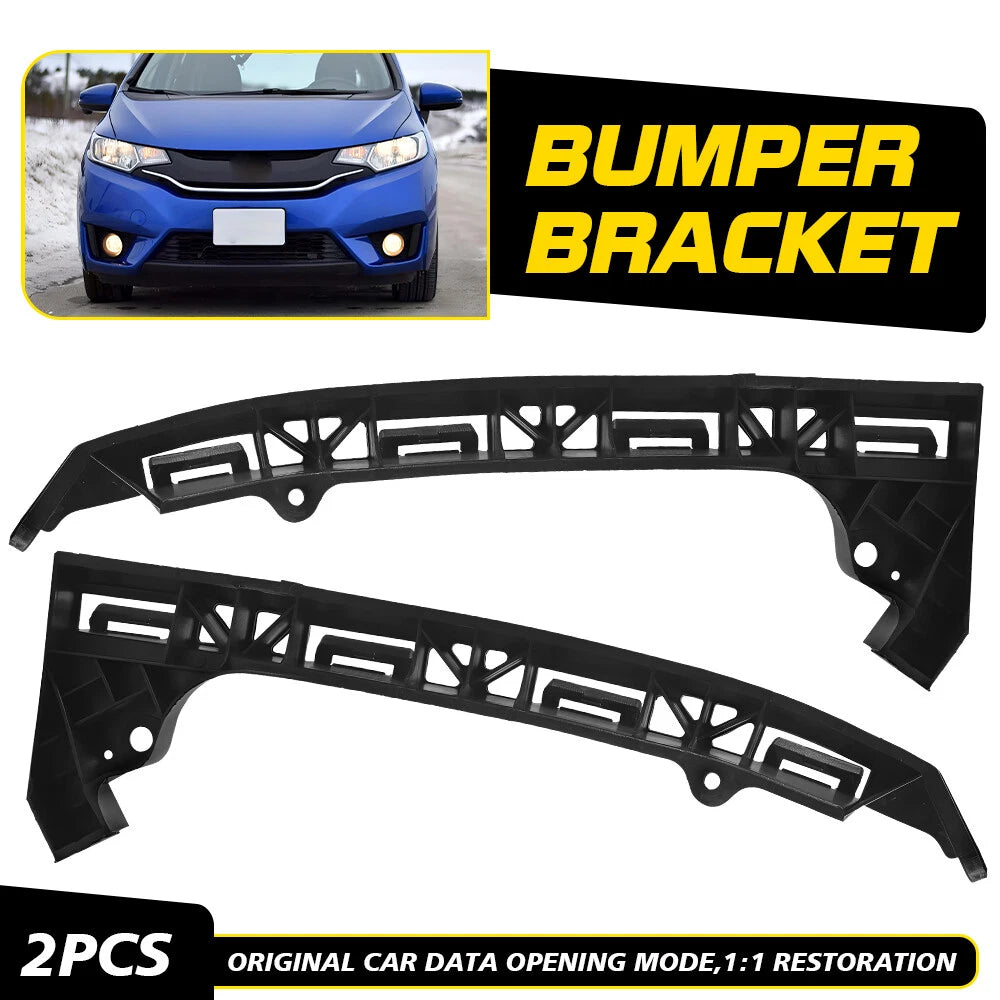 Set of 2 Front Bumper Cover Retainer Brackets for Honda Fit (2009–2013)