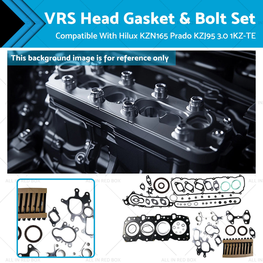 Head Gasket Kit & Bolt Set for Toyota Hilux KZN165 Prado KZJ95 (3.0L)