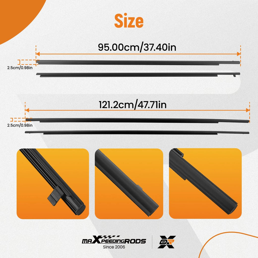 Set of 4 Door Belt Molding for Toyota Sienna (2011–2020)