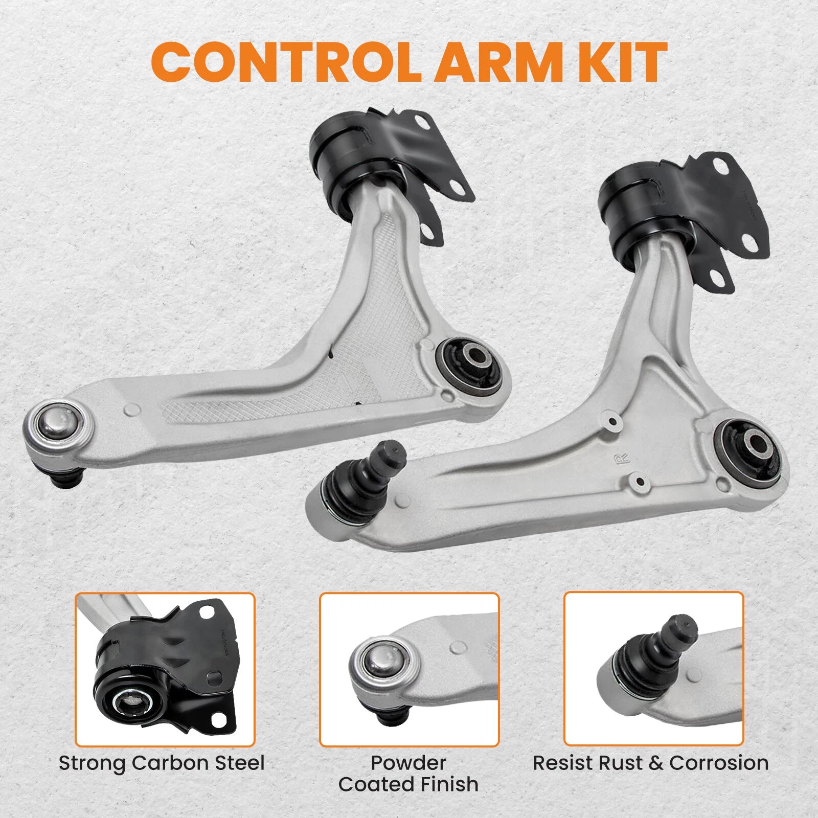 Set of 2 Front Lower Control Arm Ball Joints for Ford Fusion MKZ (2013–2020)