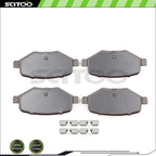 4X Ceramic Brake Pads Rear for Lincoln