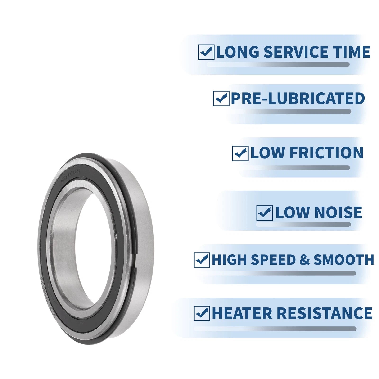 Deep Groove Ball Bearings 6015NR2RS for Various Applications (75x115x20mm)