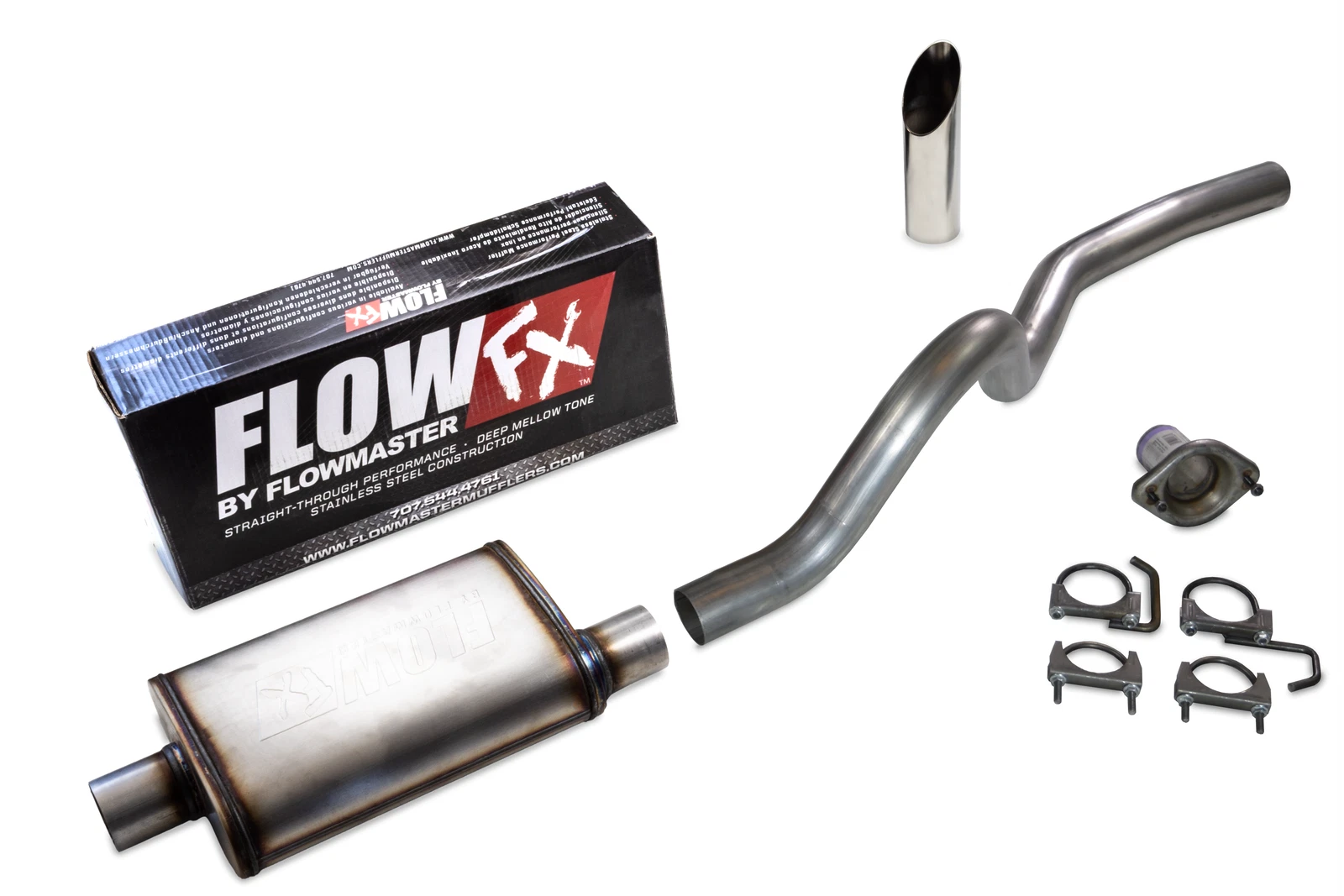 2.5" Aluminized Exhaust Kit for Jeep Wrangler TJ (1997–2000) Flowmaster FlowFX