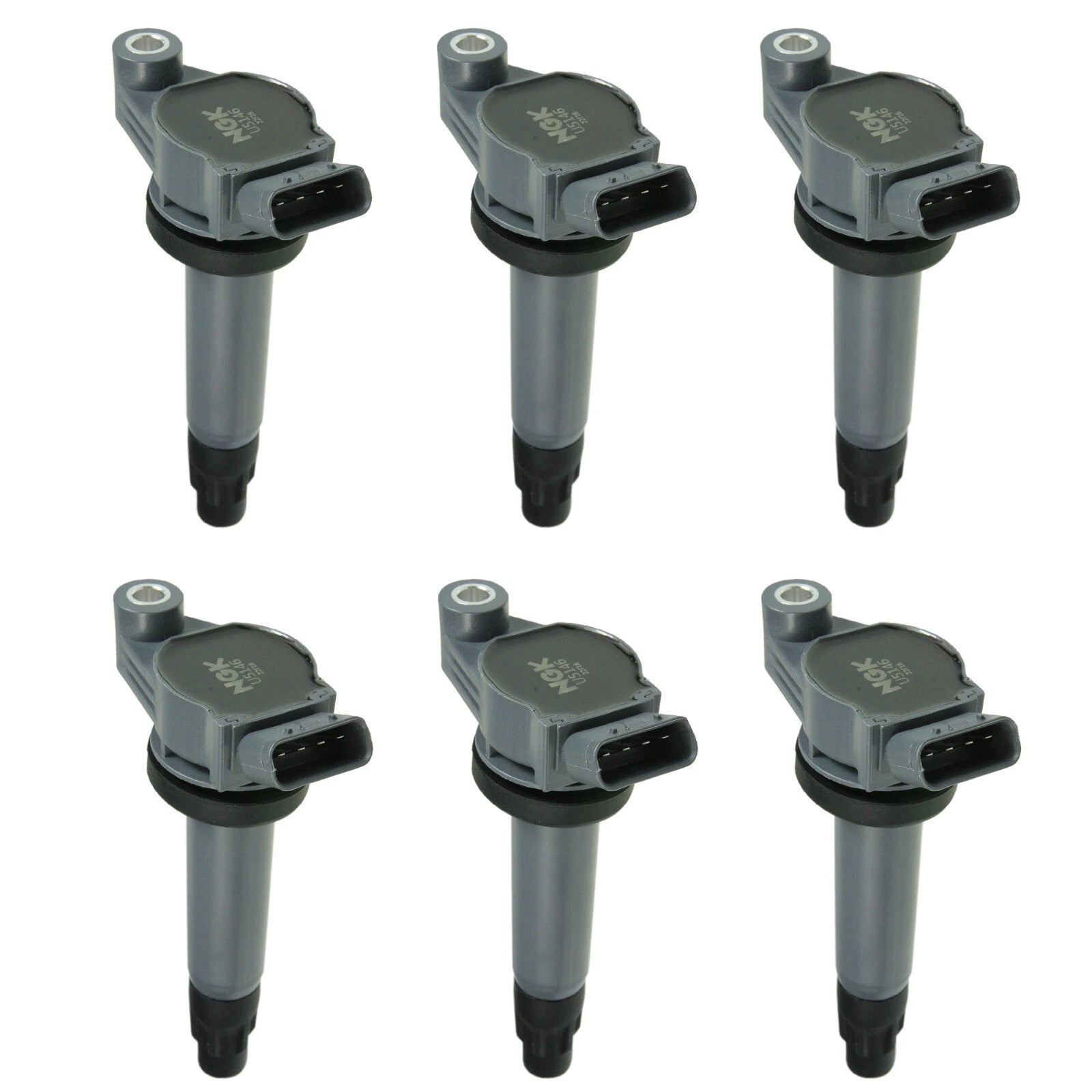 Set of 6 NGK Ignition Coils for Toyota Lexus 3.3 V6 (2000–2006)