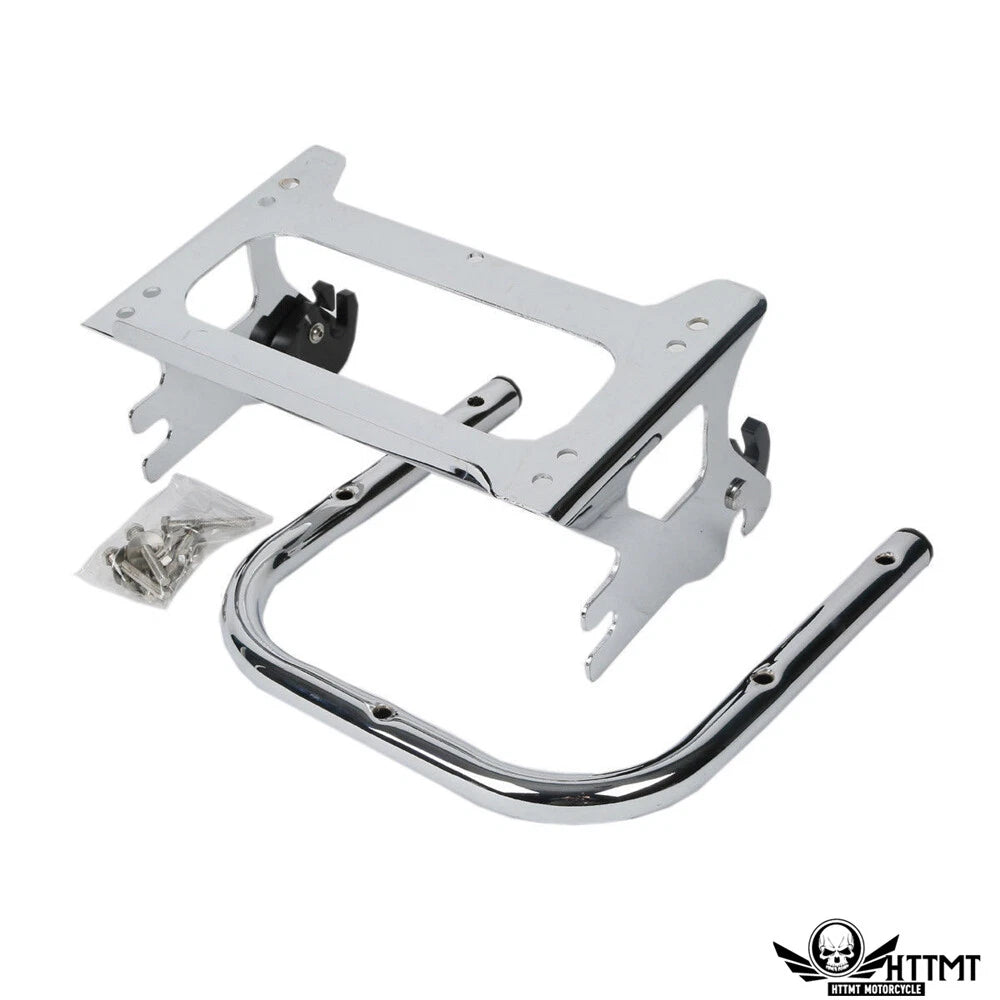 Detachable Two-up Tour Pak Luggage Rack w/ Mounting for Harley Touring (2014-2021)