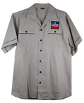 Mechanic Style Button Up Shirt for Dodge Mopar Red Crew (Unisex) (N/A–N/A)