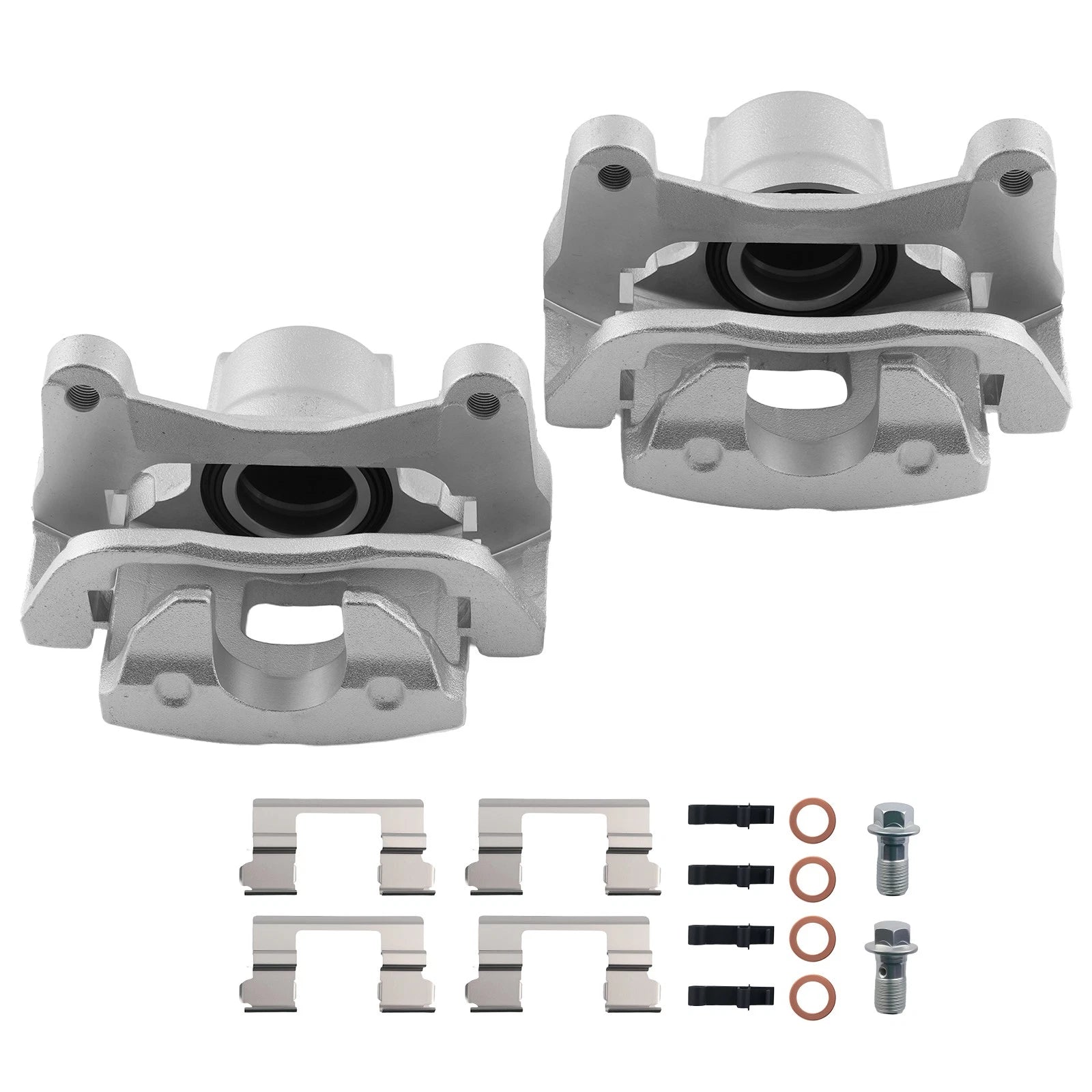 Set of 2 Front Left and Right Brake Calipers for Jeep Cherokee KL (2014–2018) 18-B5529