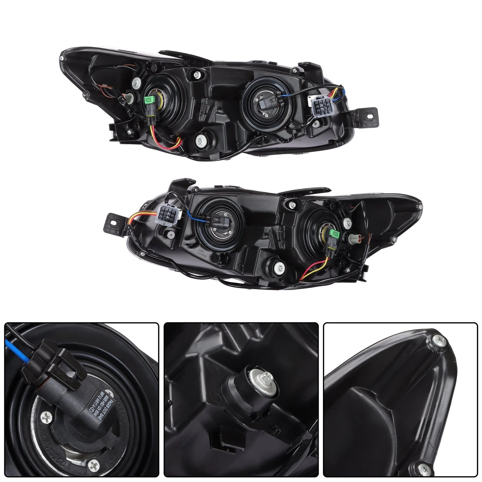 Headlight Assembly for Subaru WRX (2015–2021) Left + Right Halogen
