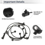 ABS Wheel Speed Sensor for Chevrolet Malibu (2013-2015) 1 x Rear Right