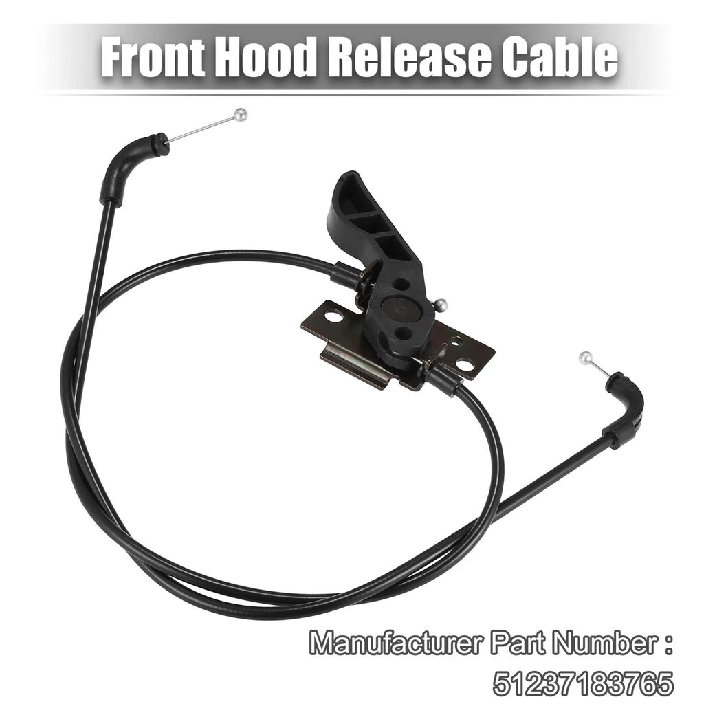 Hood Release Cable for BMW 528i 535i 760Li 530i (2000–2007) 51237183765