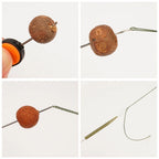 Set of 6 Carp Fishing Needle Tools - Stainless Steel & Plastic
