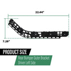 Rear Left Bumper Support Bracket for Chevy Malibu (2013–2015)