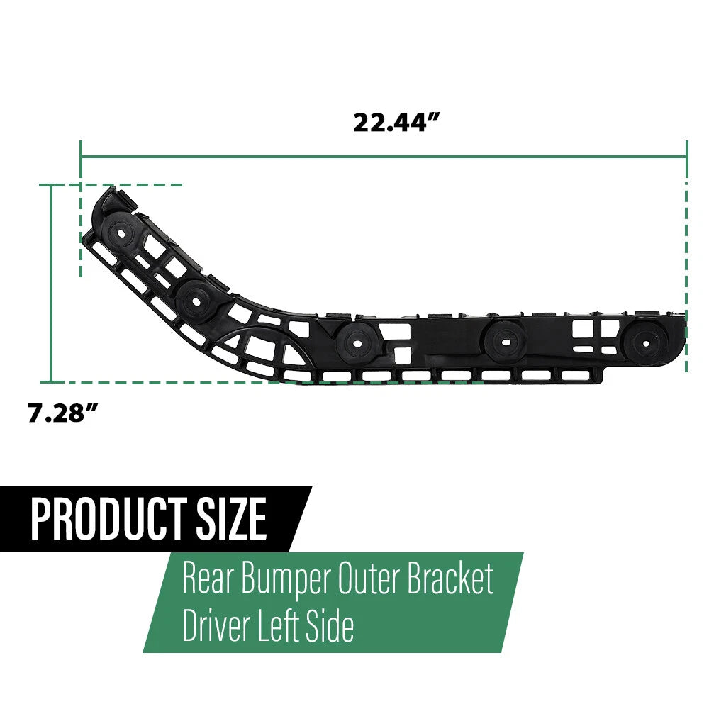 Rear Left Bumper Support Bracket for Chevy Malibu (2013–2015)