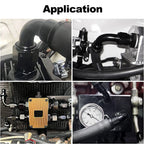 4PCS Straight Push-On Lock Hose Fitting for 8AN (45°) Oil/Fuel/Gas Line