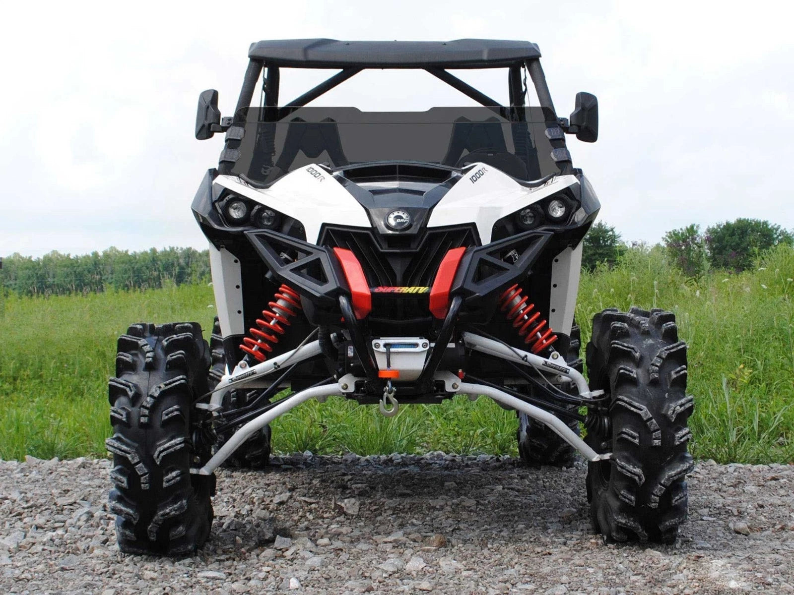 Dark Tinted Half Windshield for Can-Am Maverick (2013–2023)