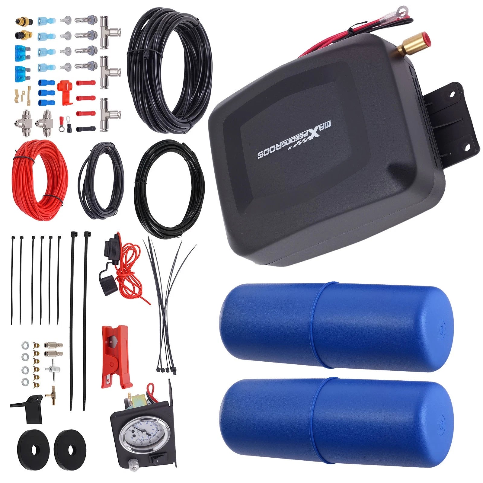Air Spring Kit 2300lbs + Air Compressor for Dodge Ram 1500 (2009–2010)