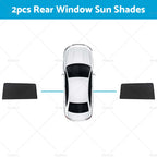 Magnetic Window Sun Shades for Toyota Kluger (2007–2013) Rear Shades