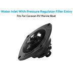 Water Inlet Pressure Regulator for Caravan RV Boat (Black)