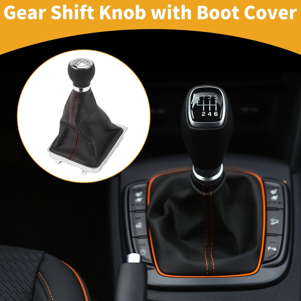 5 Speed Gear Shifter Knob with Cover No.3C0711113A for VW Passat (2006–2010)