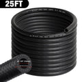 10mm (3/8") ID Fuel Line Hose for 25FT (NBR) Push-On 300PSI Black (—)