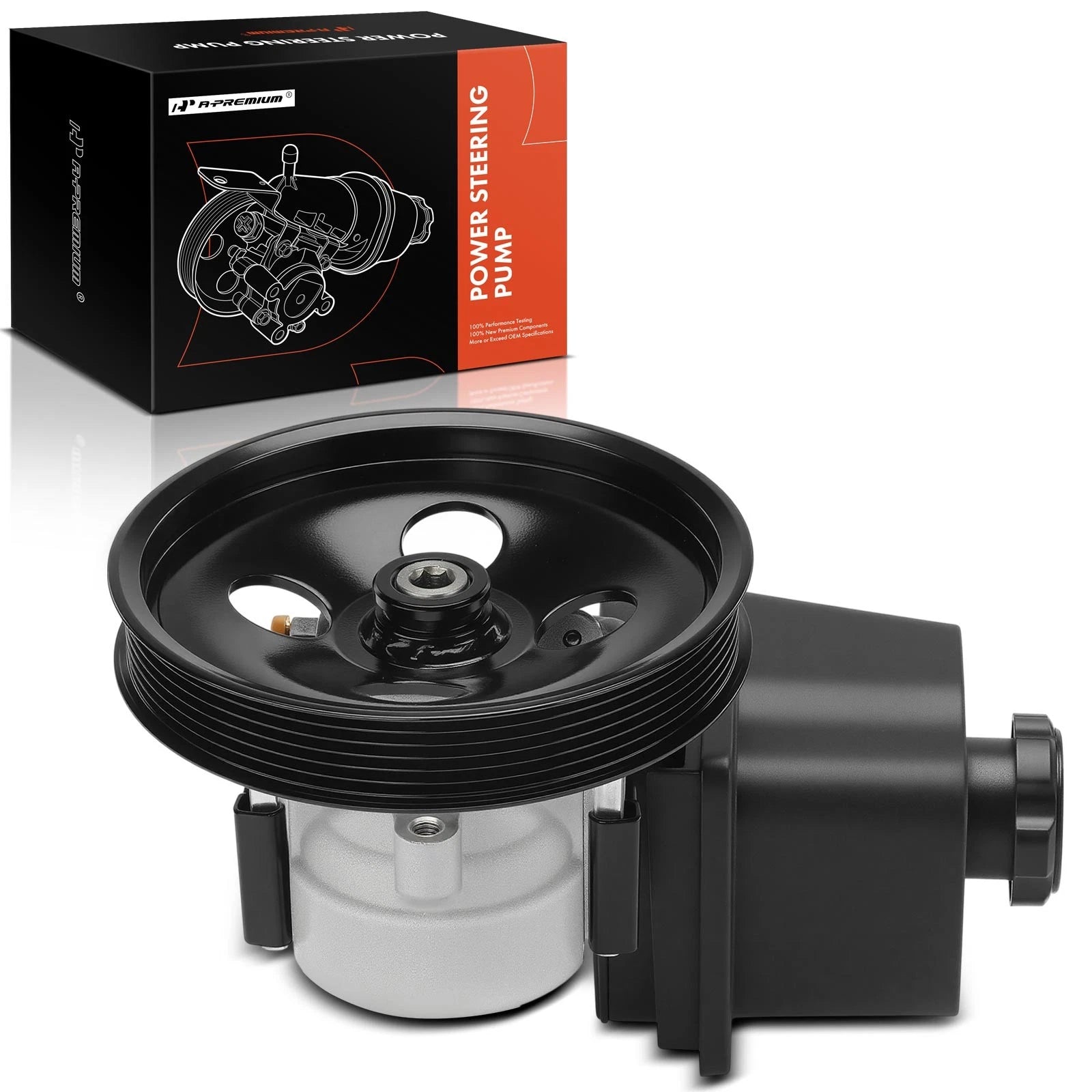 Power Steering Pump with Pulley & Reservoir for GMC Envoy (2002–2009)