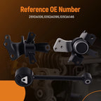 3PCS Engine Motor Mount Set for Mitsubishi Mirage 1.2L (2014–2022) 1092A096 10107